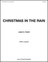 Christmas in the Rain SATB choral sheet music cover